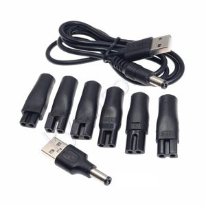 NSF Professionel Strøm ledning 5V Erstatning Oplader USB Adapter Velegnet til Alle Slags Elektriske Hårklippere