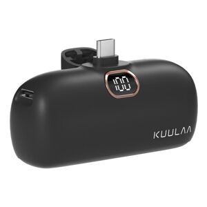MTK KUULAA 18W 5000mAh bærbar telefonoplader USB-C 2 porte