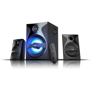 POŠKOZENÝ OBAL - FENDA F&D repro F380X/ 2.1/ 54W/ černé/ BT4.0/ NFC/ FM rádio/ USB/SD přehrávání/ dálkové ovládání