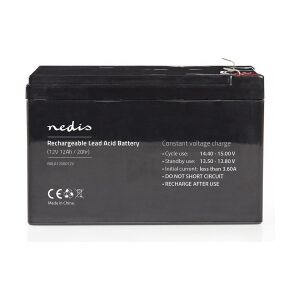 Nedis Genopladeligt blybatteri 12V   12000 mAh   151 x 98 x 95 mm, BALA1200012V