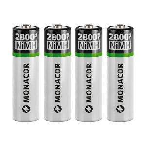 MONACOR Batteripakke NiMH AA NIMH-2800/4 TILBUD NU