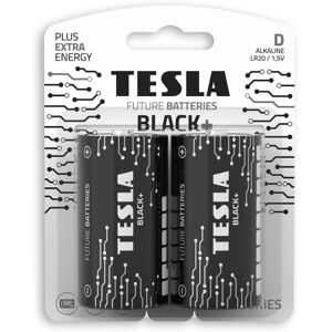 TESLA Black Alkaline batteri D LR20 (2 stk) - 2293101