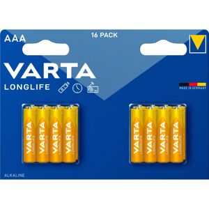 Varta Longlife batterier AAA 16-pak