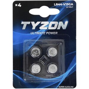 Tyzon LR44/V13GA alkaline-batterier 4-pak