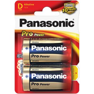 Panasonic Str. D Pro Power Gold Batteri, 2 Stk