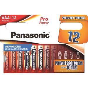 Panasonic Str. Aaa Pro Power Batteri, 12 Stk.