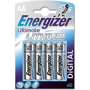 Energizer Batteri Aa/lr6 Ultimate Lithium, 4-Pak