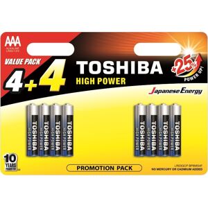 Toshiba High Power Aaa Lr03gcp, 8 Stk