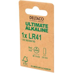 Deltaco Ultimate Alkaline 1 x LR41 Knapcelle Batterier