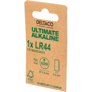 Deltaco Ultimate Alkaline 1 x LR44 Knapcelle Batterier