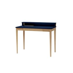 Ragaba Ashme Skrivebord B 110 X D 56 X H 75 Cm - Asketræ/marineblå