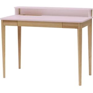 Ragaba Ashme Skrivebord B 110 X D 56 X H 75 Cm - Asketræ/pink