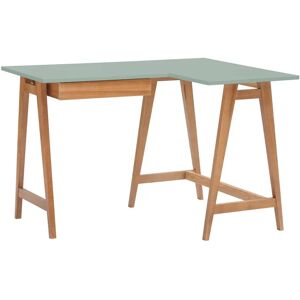 Ragaba Luka Hjørneskrivebord B115cm X D85cm Salviegrøn Oak Højre Side