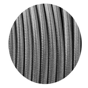 Ledsone Tekstilkabel 2-Leder Lampekabel Tekstilkabel 0,75mm², Rund, Grå