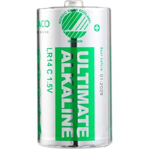 Deltaco Ultimate Alkaline 10 x C Batterier