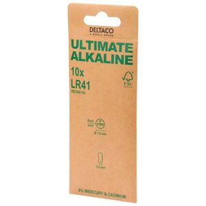Deltaco Ultimate Alkaline 10 x LR41 Knapcelle Batterier