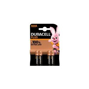 Duracell Plus Power - Batteri 4 x AAA type - Alkalisk