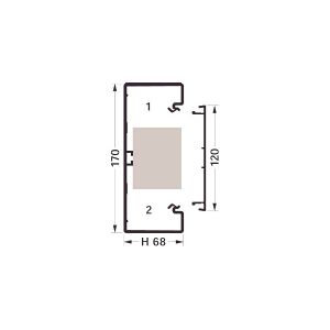 Hager Kanalkrave Br70170/1 Ph - (8M) - (2 meter)