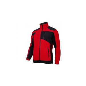 LAHTIPRO Lahti Pro Fleece sweatshirt med forstærkninger rød/sort S ( L4011501)