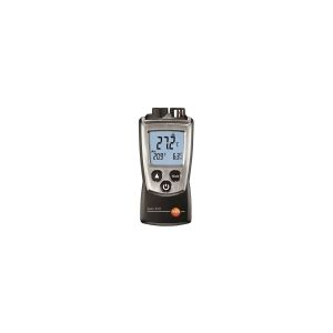 Testo 0560 0810, F,°C, -10 - 50 °C, Sort, 14 - 122 °F, 0.5 °C, AAA