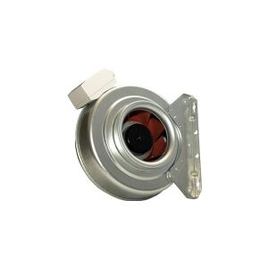 SYSTEMAIR Kanalventilator K125 EC Sileo med potentiometer (0-10V). Luftmængde max. 482 m³/h el. 300 m³/h ved 250 Pa, 1x230V, 50-60 Hz, 83 W.