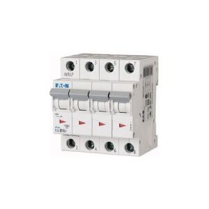 Eaton Corporation EATON Automatsikring, 4 Polet, 16A, B-Karakteristik, 6 kA, 400 V, bredde 4 moduler