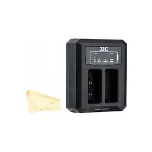 JJC kameraoplader dobbelt usb-oplader til Olympus Bls-1 / Bls-5 / Bls-50