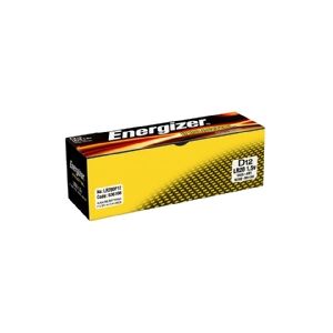 Batterier energizer industrial alkaline d, pakke a 12 stk.