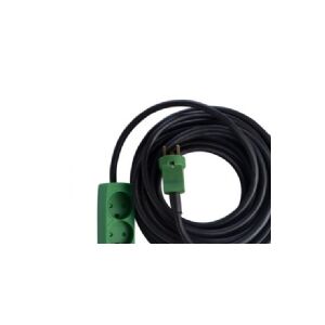 THORKILD LARSEN E-line Kabelsæt DK 3G1,5 - H07RN-F, DK stikprop/3-stikdåse m/j, neopren, 230V/16A, 15m
