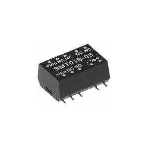 MEAN WELL SMT01C-15, 36 - 72 V, 1 W, 15 V, 0,067 A, RoHS, 15,2 mm