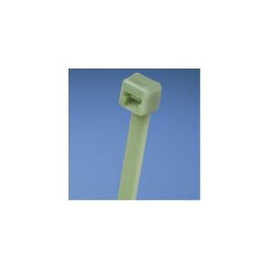 Panduit Cable Tie, 7.4L (188mm), Standard, Polypropylene, Green, 1000pc, Nylon, Grøn, 188 mm