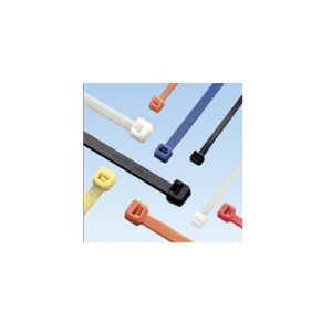 Panduit Cable Tie, 7.4L (188mm), Standard, Nylon, White, 100pc, Nylon, Hvid, 188 mm
