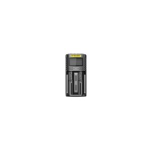 Nitecore UM2, Lithium jern fosfat (LiFePO4), Lithium-Ion (Li-Ion), Nikkel-Cadmium (NiCd), Nikkel-Metalhydrid..., AA, AAA, AAAA, AAAA, C, D