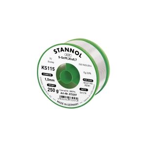 Stannol KS115 Loddetin, blyfri Spole Sn99.3Cu0.7 250 g 1,5 mm