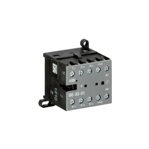 ABB Mini kontaktor 4kW, 400V AC, 9A ved AC3 3 polet, 1NC, styrespænding 230V AC 40-450Hz
