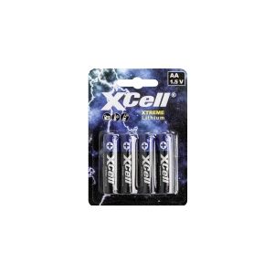 XCell XTREME FR6/L91 AA-batteri Lithium 1.5 V 4 stk