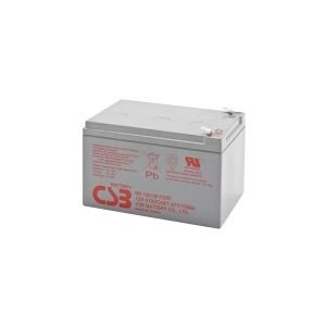 CSB Battery HR 1251W high-rate Blybatteri 12 V 12 Ah Blyfleece (B x H x T) 151 x 100 x 98 mm Fladstik 6,35 mm Vedligeholdelsesfri, Lav selvafladning