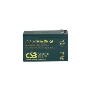 CSB Battery EVX 1272 Blybatteri 12 V 7.2 Ah Blyfleece (B x H x T) 151 x 99 x 65 mm Fladstik 6,35 mm Cyklusstabilt, Vedligeholdelsesfri, Lav selvafladning