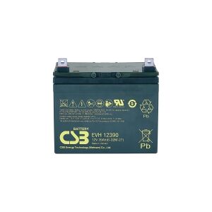 CSB Battery EVH 12390 Blybatteri 12 V 39 Ah Blyfleece (B x H x T) 196 x 178 x 155 mm M6 skruetilslutning Cyklusstabilt, Vedligeholdelsesfri, Lav selv