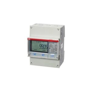 ABB El-måler for direkte måling op til 65Amp. 3P+N, 230-400V MID godkendt Cl. B (klasse 1), udgange for puls/alarm.