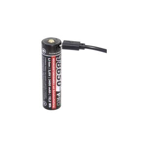 kraftmax Pro USB Special-batteri 18650 Litium 3.6 V 3400 mAh