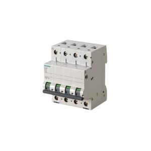 SIEMENS Automatisk sikring C 13A, 3-polet + nul C karakteristik 6kA kortslutningskapacitet 400AC, 60VDC, 72 mm bred