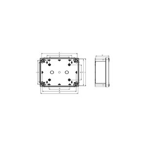 Schneider Electric NSYTBP191610H PC-kabinet 150 x 192 x 105 Polykarbonat Gråhvid (RAL 7035) 1 stk