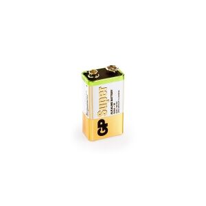 GP Batteries Super Alkaline 0311604A10, Engangsbatteri, 9V, Alkaline, 9 V