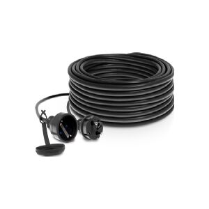 PLAST-ROL Plastrol PROFESSIONAL SCHUKO single-socket extension cord for the workshop  IP44  16A  H05RR-F  3X2.5  20m  BLACK