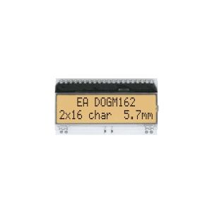 Electronic Assembly DISPLAY VISIONS 7-segmentsvisning Hvid 5.57 mm 3.3 V, 5 V Ciffertal: 2 EADOGM162W-A.