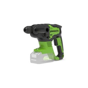 Greenworks 3803007, Nøglefri, Sort, Grøn, Børsteløs motor, 2,4 cm, 2 J, 1,3 cm