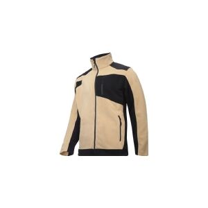 LAHTIPRO Lahti Pro fleecejakke med beige og sorte forstærkninger, 3XL (L4011906)