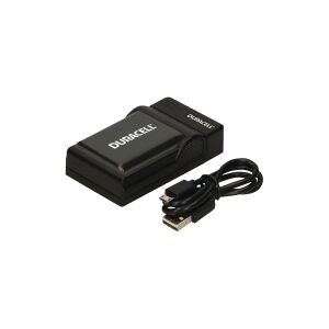 Duracell - USB-batterioplader - 1 x batterier lader op - sort