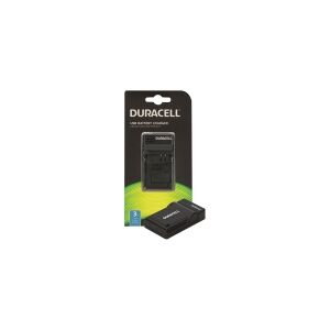 Duracell - USB-batterioplader - 1 x batterier lader op - sort